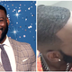 Kofi Siriboe (Leon Bennett/Getty Images for Essence); Siriboe giving the writer a smooch (Instagram screenshot)